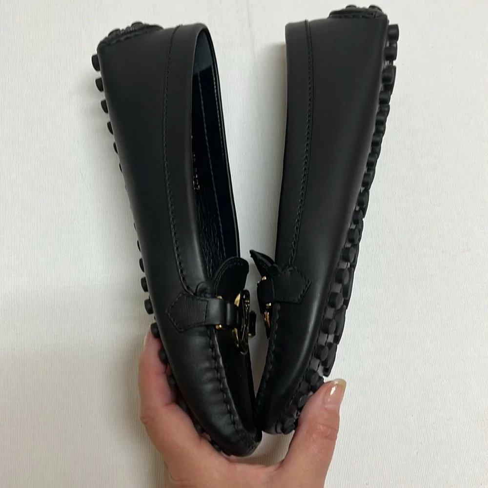 Louis Vuitton black leather driving loafers - Picture 8 of 15